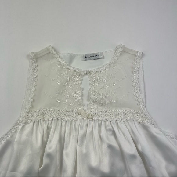 Vintage Silk Ensemble Christian Dior Cardigan Sweater Dress Cover Up - Picture 8 of 10